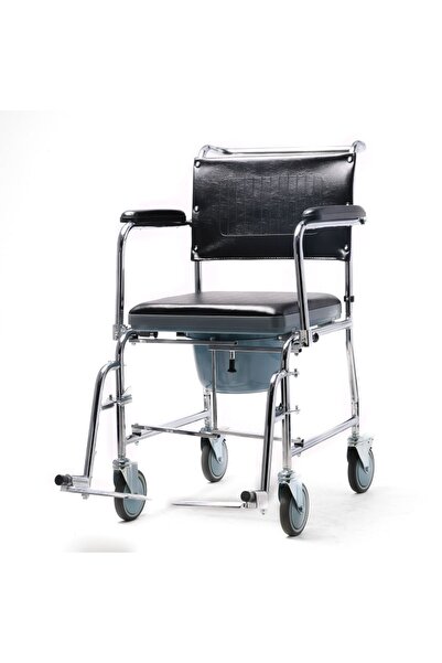 Has-Pet Haspet Klozetli Tekerlekli Sandalye | Tuvaletli Sandalye | Banyo Sandalyesi