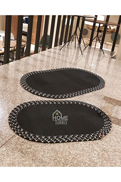 HomeTurko Set de 2 iută, modern, boem, covoraș de baie, set covoraș de baie, ...