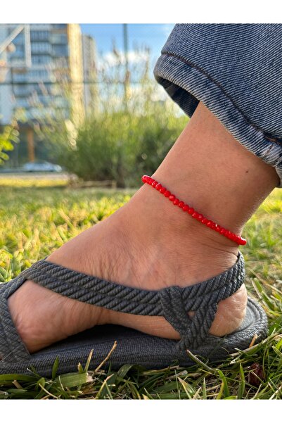 MİNİK ADIMLAR Crystal Bead Anklet - Little Steps
