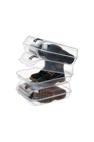 Gondol Transparent Breathable Safety Boots Storage Box - 3 Pieces