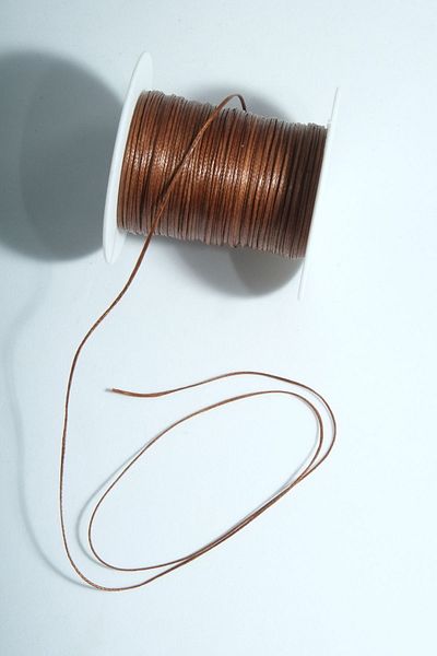 Eskişehir hobi sanat 50 μέτρα 0,8 mm - Κερωμένο κορδόνι κανέλας καφέ χρώματος ιππόπτωμα δερμάτινο ραμμένο κολιέ κοσμήματα και κορδόνι βραχιόλι