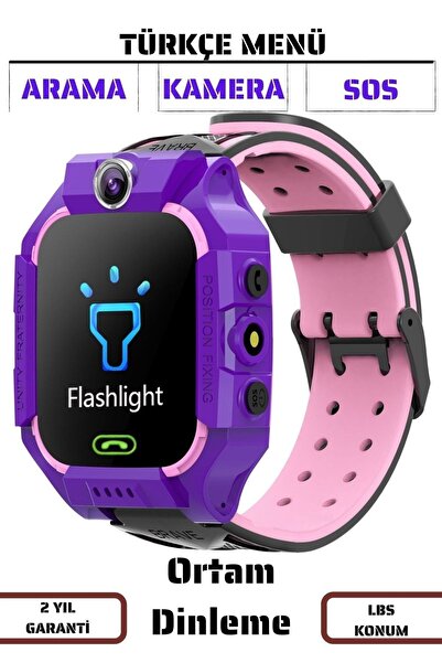 Smart Space Ekmekteknem Yeni Nesil Kameralı Akıllı Takip Çocuk Saati Sim Kart...