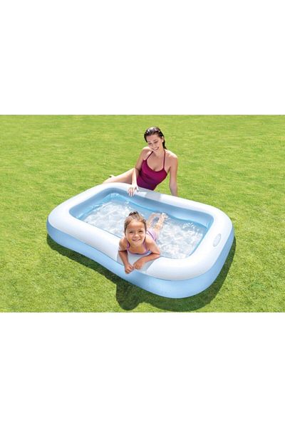Intex 57403 Soft Bottom Square Pool 166x100x28 Cm