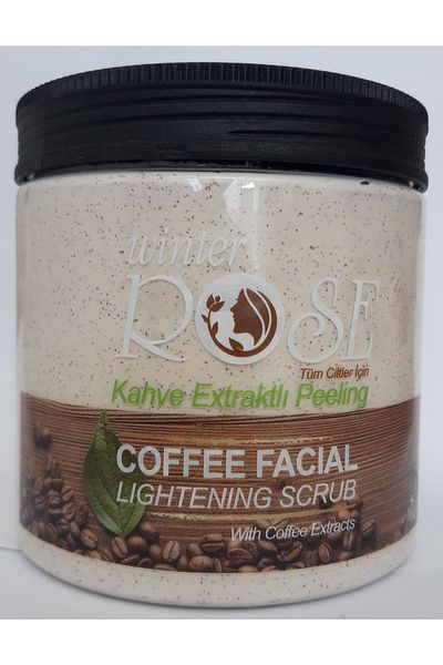 WINTER ROSE Brown Facial Lightening Scrub - 500 gr Extract Peeling