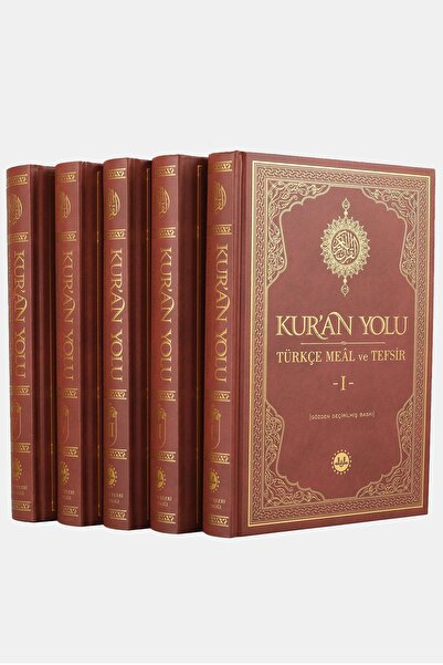 Türkiye Diyanet Vakfı Yayınları Kuran Yolu Türkçe Meal Ve Tefsir 5 Cilt Tk ( ...