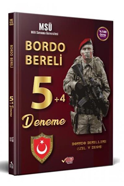 Liyakat Yayınları Msü Bordo Bereli 5 4 Deneme - 2026 Alımlarına Özel Hazırlık...