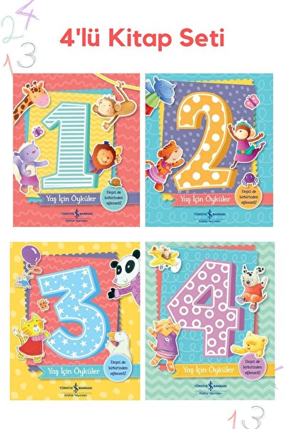 TÜRKİYE İŞ BANKASI KÜLTÜR YAYINLARI 1 - 2 - 3 - 4 Yaş Için Öyküler
