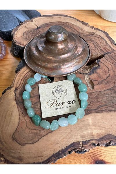 parze doğaltaş Amorphous Cut Aventurine Bracelet