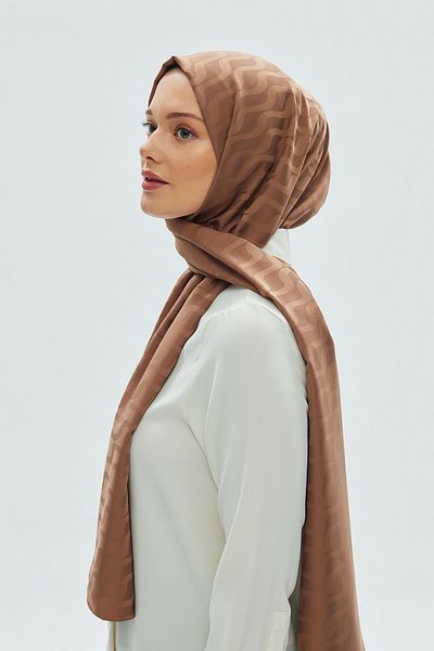 Mira İpek Jacquard Shawl Series (Waterway Pattern)