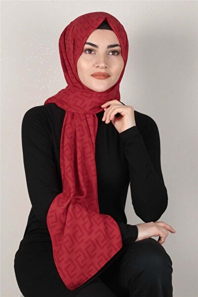 PİRAMİT Alya Fresh Şal 2525-14 Kırmızı