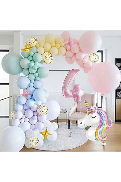 DÜVENCİ TİCARET SET LANT BALON TEMATIC UNICORN