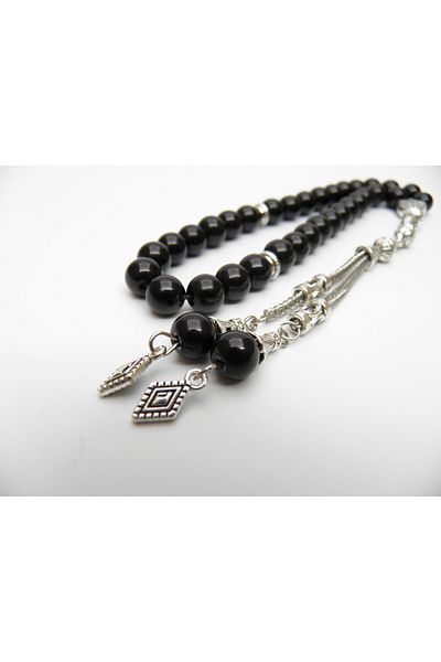 Yüksel Boncuk Natural Onyx Stone Rosary