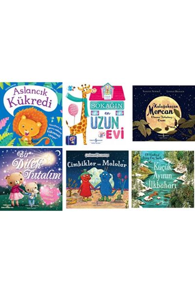 TÜRKİYE İŞ BANKASI KÜLTÜR YAYINLARI YENİ-YENİ-Resimli Hikaye Kitapları 6'lı S...