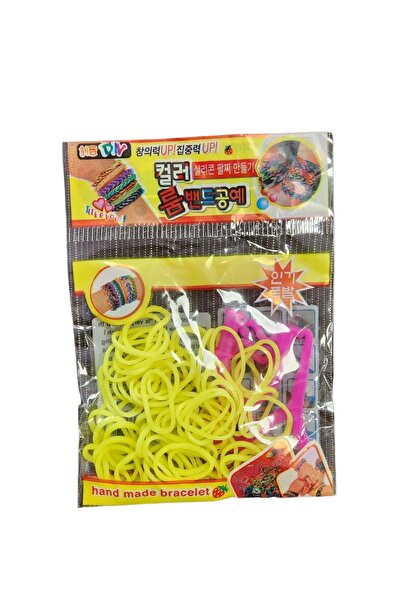 kırtasiyexpress 2 Adet Bileklik Yapma Seti Kanca Lastik Bant Küçük Boy Örme Tığı