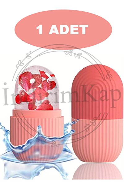 İndirimKap Buz Küpü Rulo Yüz, Gözler ve Boyun Masajı Cilt Bakımı, Göz Torbalarını Giderme Silikon Buz Kalıbı