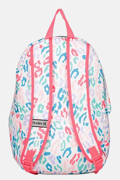 Hurley Kids Girl Printed Backpack 40 H x 28 L x 12 W cm, White