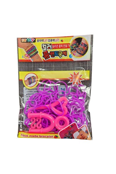 kırtasiyexpress 2 Adet - Bileklik Yapma Seti Kanca Lastik Bant Küçük Boy Örme Tığı