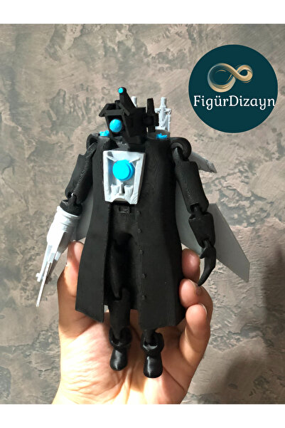 FigürDizayn Mega Titan Sierra Skibidi Toilet Figür Oyuncak