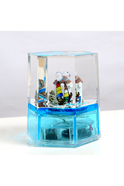 nilhediye Işıklı Müzikli Yelkenli Sulu Küre