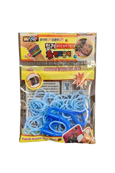 kırtasiyexpress 2 Adet Bileklik Yapma Seti Kanca Lastik Bant Küçük Boy Örme Tığı