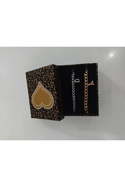 ARTSAN Harfli Çift Bilekligi (2 adet içerir)