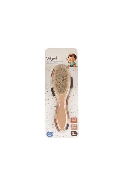 babysch Natural Wooden Baby Hair Brush
