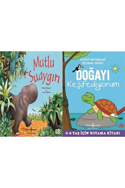 TÜRKİYE İŞ BANKASI KÜLTÜR YAYINLARI Illustrated Story Book Happy Hippo and Co...