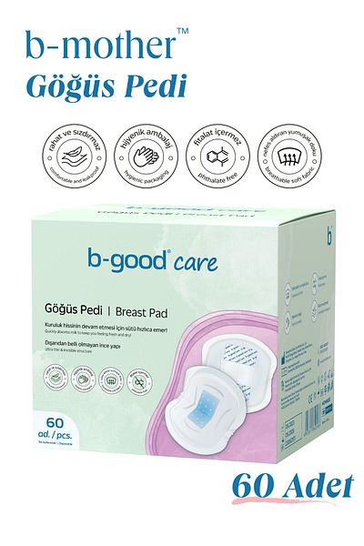 B-GOOD 60 Pieces Breast Pads