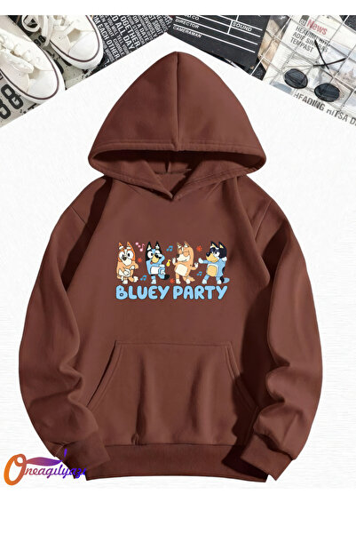 oneagılyazı BLUEY PARTY DEČJA MAJICA S KAPULJAČOM