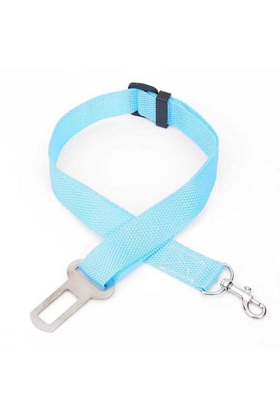 TİNEKE Turquoise Pet Vehicle Seat Belt and Cat Dog Car Collar