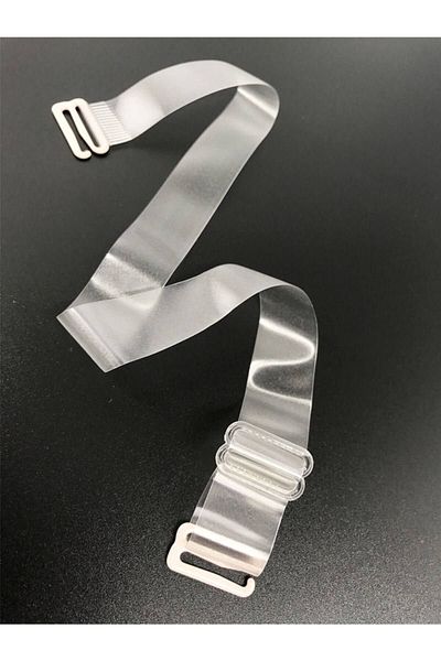 Orkide Curea transparentă pentru sutien 2 perechi cu vârfuri metalice