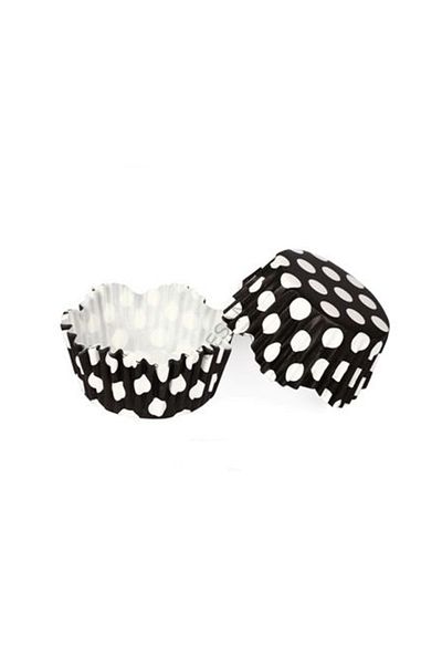 TT Tahtakale Toptancıları Black and White Polka Dot - Pet Capsule 65*38 Mm (100 Pieces)