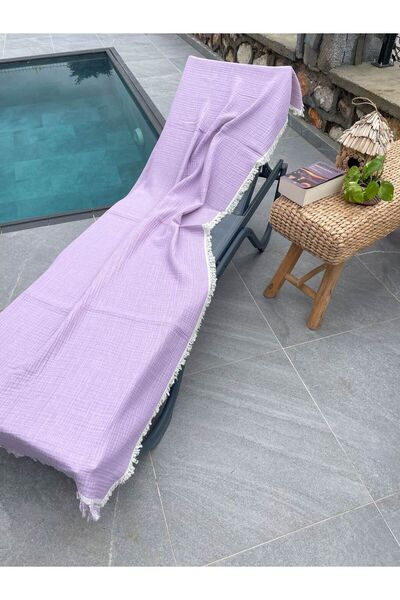 Mujo Home Collection 90*200cm 100% Organic 4 Layer Muslin Loincloth - Bath and Beach Towel