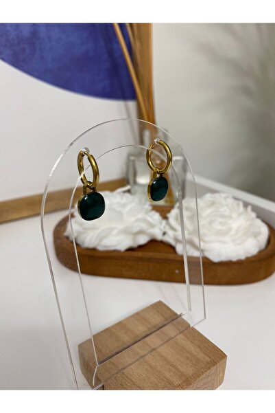 stainles steel Renkli Mini Çelik Küpe