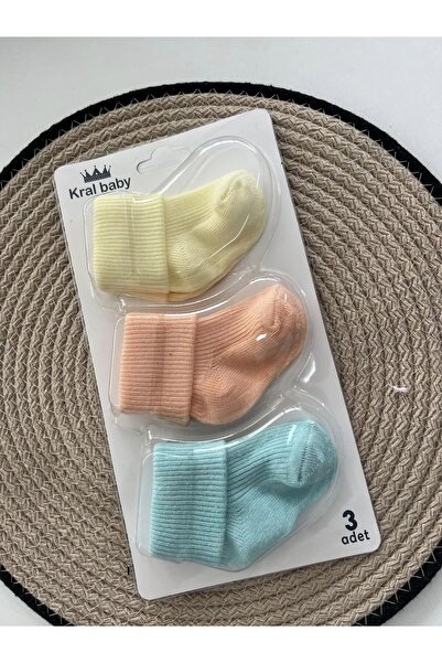 Kral Baby عبوة من 3 جوارب منحنية