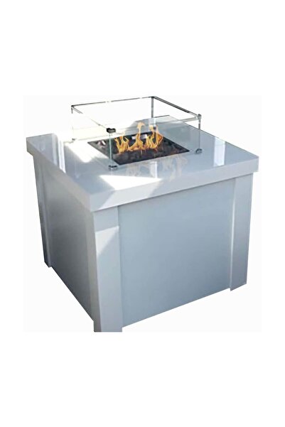 Aygaz Lhotse 817-B LR Dış Mekan Isıtıcı - Lav Taşlı - Beyaz