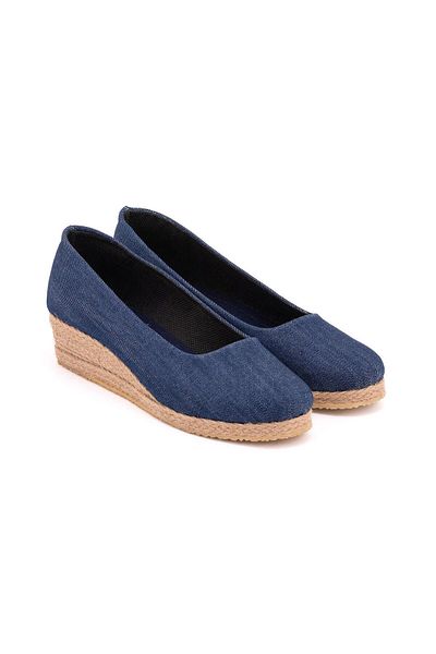 Star Tombis Pantofi de mamă confortabili de zi cu lățime de 3 cm - Tocuri cu pană, lucrați manual