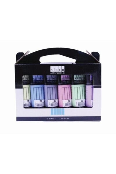 Südor Akrilik Boya 6x75 Ml Set Pastel