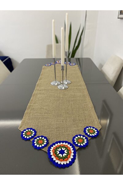 Parla Life Runner colorat din iuta din paie cu motive tricotate (MĂRIME PERSO...