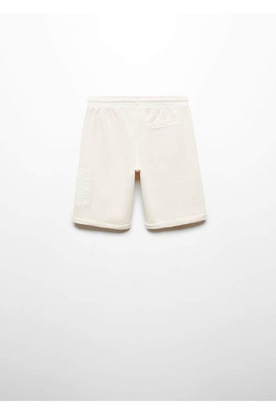 MANGO Kids Pantaloni scurți albaștri pentru copii
