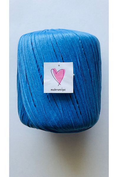 Makromİps PREMIUM SOFT RAFFIA - 50g/65m Μαλακή μαρμάρινη τσάντα Raffia με άκρη ρούχων με κορδόνια