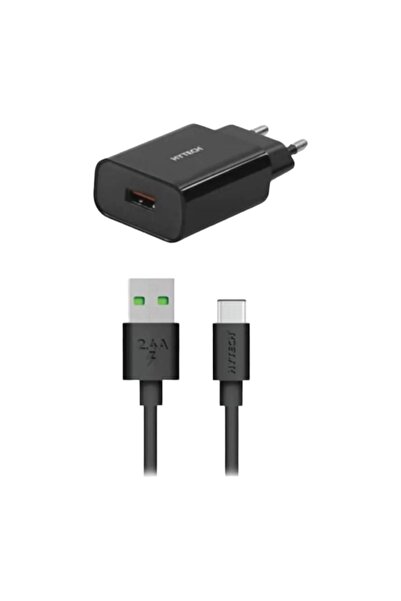 HYTECH Batty Hytech HY-XE36TB Type-C Kablolu Ev Şarj 18W + 3A Siyah Şarj Adap...