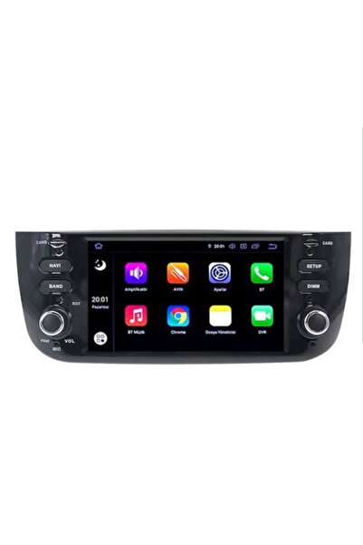 DVNOX FİAT LİNEA-PUNTO YENİ GÖĞÜS Android multimedya teyp 4 GB RAM 64GB hafıza carplay kamera hediyeli