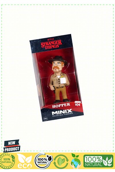 OMZ مجسم مجموعة Stranger Things Hopper Minix - لعبة تعليمية للفتيات والأولاد