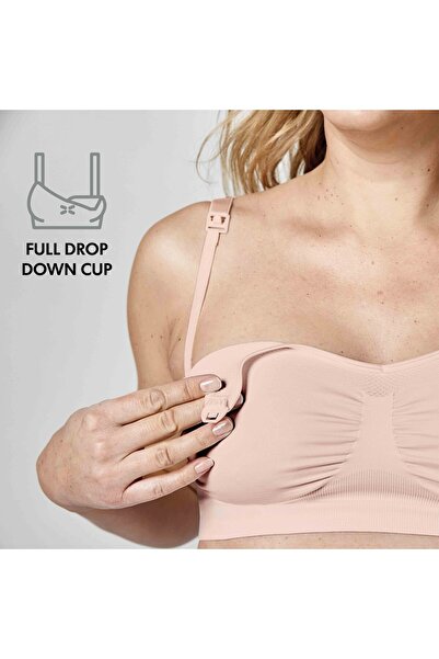 baim Sutien pentru alăptare acoperit cu țesătură respirabilă fără sudură