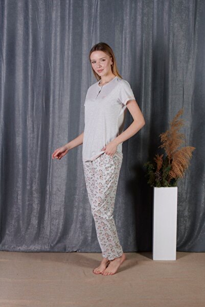 BAŞAKSU COLLECİTON Σετ Κοντές Πιτζάμες - Πατί