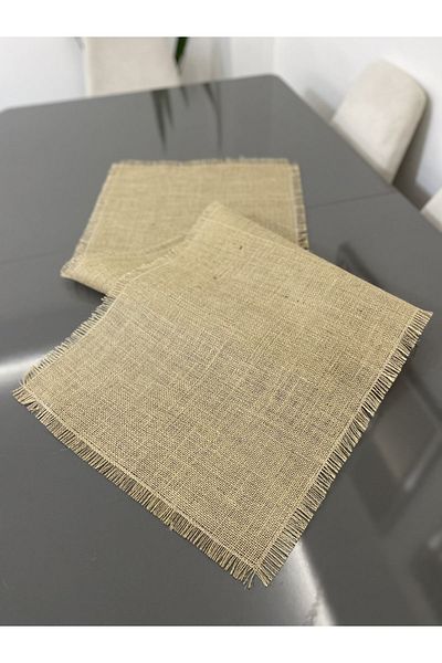 Parla Life Γιούτα Ψάθινο Ύφασμα με κρόσσια Γιούτα Runner 40x140 cm