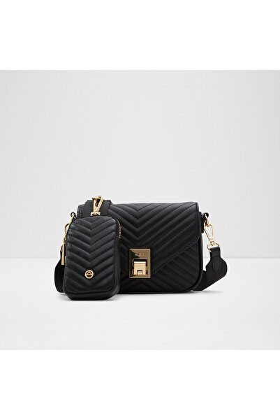 Aldo يونيلا حقيبة حبال سوداء للنساء