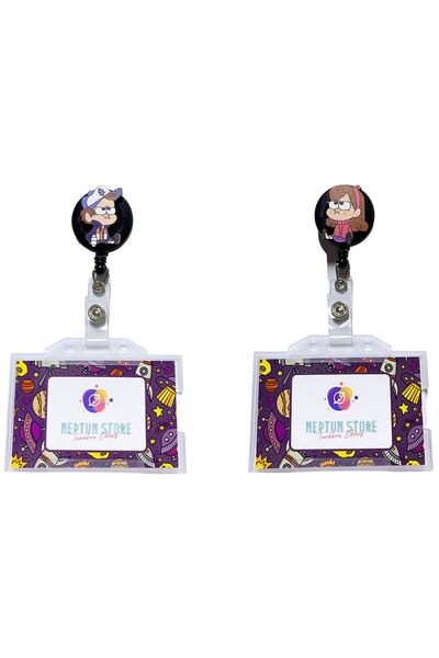 neptünstore Mysterious Town Mabel - Dipper Pines Σετ 2 καρτών και δοχείων μεταφοράς