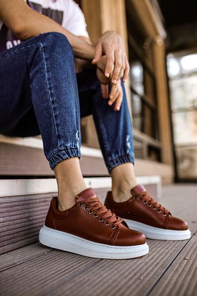 Joy Man J257 Estrella - Мъжки ежедневни маратонки с ортопедична подметка - CBT кафяви